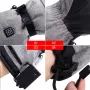TENGOO Heated Gloves Thermal Winter Waterproof Ski Heated Gloves MTB Riding Windproof Motorcycle Five-Finger Touch Screen Gloves