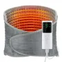 TENGOO Electric Heating Pad for Waist Back Neck Shoulders, Heated Cushion Waist Belt with 4 Timers & 9 Heating Setting, Comfortable Warm
