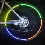 1cm*8m Bike Wheels Reflective Stickers Fluorescent Reflect Strip Adhesive Tape for MTB Bicycle-Yellow Style