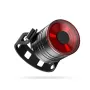 400lm LED Rear Bike Light Safety Tail Light Waterproof Professional Natural White Bicycle Cycling Light Adjustable Button Battery For Camping Hiking Caving Everyday Use