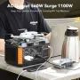 [US Direct] FlashFish P60 560W Portable Power Station 520Wh 140400mAh Solar Generator 110V Pure Sine Wave Power Generator For Camping Travel