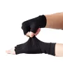 KALOAD 1Pair Sarung Tangan Mampatan Copperion Arthritis untuk Dewasa Melegakan Sakit Tangan Bengkak Carpal Tunnel Sokongan Separuh Jari Sendi Terapi