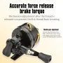 Roll X6 Full-Metal Shooting Fish Wheel 3.9:1 Gear Speed Ratio 8Kkg Braking Force Interchangeable Right Left Hand Pre-Spooled Reel for Outdoors Fishing Joy