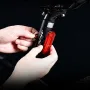 5LED Mountain Road Bicycle Taillight Cycling Equipment Night Riding Warning Light USB Charging Bike Taillight