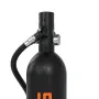 [US Direct] SMACO S400Plus 1L Scuba Diving Tank Set Oxygen Diving Cylinder Equipment Air Cylinder Underwater Diving Kit Black
