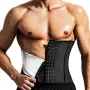 Men's Abdominal Belt Posture Corrector Back Support Prevent Injury Waist Belt Belly Shapewear for Home Gym Sports