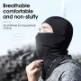 WEST BIKING Cycling Cap Winter Warm Running Scarf Large Size Balaclava Velvet Bike Full Face Cover Headwear Climbing Fishing Skating Hat
