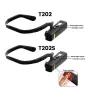 Bikight Dual Light Source Hangers Ears XPG LED Headlamp Built-In Battery USB Rechargeable Power Induction Headlight Removable Mini Flashlight for Camping Cycling Outdoor Activities