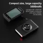 2 in 1 ROCKBROS 5000mAh Battery Bike Headlight Type-C IPX6 Waterproof 4 Light Modes Power Bank Phone Front Light for Night Cycling Camping