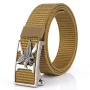 ENNIU 125cm Men's Tactical Nylon Belt Adjustable Luxury Eagle Metal Automatic Buckle Canvas Belts Casual Sports Belts