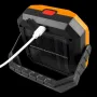 Outdoor Magnetic Camping Lamp Rechargeable Flashlight Solar Absorption Cob Usb Portable Multifunctional Wide-Angle Work Light