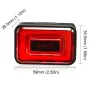 BIKIGHT Bike Radar Taillight 1500mAh Battery 7 Light Modes 3 Radar Modes Type-C Rechargeable IP64 Waterproof Bicycle Rear Light for Outdoor Cycling