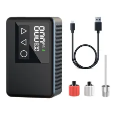 NEWO BL01 ইউনিভার্সাল মিনি বাইক টায়ার এয়ার পাম্প 120PSI AI স্মার্ট অটো-স্টপ ডুয়াল ডিজিটাল এয়ার প্রেসার ডিসপ্লে 1000mAh ব্যাটারি LED ইমার্জেন্সি টর্চলাইট টাইপ-সি 108g পোর্টেবল ইনফ্লেটার ইলেকট্রিক বাইকের জন্য মোটরসাইকেল সাইকেল বল