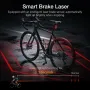 Astrolux® BL03 XPG LED 1200LM Bike Headlight Support Wire Remote Switch 6000mAh High Capacity Power Bank Dual Distance Beam Bike Light USB Rechargeable LED Bicycle Handlebar Flashlight for Electric Bike Electric Scooter