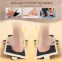 KALOAD Wooden Ankle Balance Board Ballet Yoga Foot Trainer Single Leg Balance Board Solid Wood Non-Slip Ankle Strengthener for Home Fitness