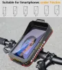 XANES Bicycle Phone Holder High Sensitive Touch Screen Waterproof 360° Rotation Adjustable 4.7-7.0 inch Mobile Phone Mount for MTB Bike Road Bike Motorcycle Scooter