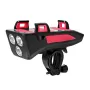 Luzes de bicicleta 4 em 1 4000 mAh USB LED recarregáveis MTB Road Bike à prova d'água Ciclismo Faróis dianteiros Lâmpada