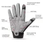 ROCKBROS Winter Warm Bike Glove Windproof Fleece Long Finger Touch screen Outdoor Sports for Running Riding