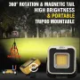 Foco LED portátil superbrillante de 2024 1000LM, lámpara de camping, luz de trabajo LED de 3000 mAh, recargable, para exteriores, resistente al agua