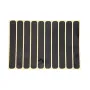XANES 10PCS Set 8*1cm Invisible Reflective Adhesive Tape Bicycle Helmets Black Car Covering White Scratches Repairing for Bike Scooter