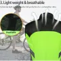 Áo phản quang đi xe đạp WOSAWE Áo an toàn thoáng khí chống thấm nước Quần áo thể thao đạp xe ngoài trời Áo chạy bộ