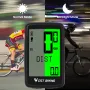 WEST BIKING 5言語対応 バイクコンピューター 21機能 タッチスクリーン USB充電 防水 ワイヤレス 自転車 スピードメーター 走行距離計 MTB ロードサイクリング用