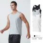 TENGOO Sports Fitness Sleeveless Shirt Quick Dry Fashion Breathable Men Tank Tops Training Shirts Training for Gym Workout Bodybuilding