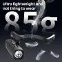 Bikight Dual Light Source Hangers Ears XPG LED Headlamp Built-In Battery USB Rechargeable Power Induction Headlight Removable Mini Flashlight for Camping Cycling Outdoor Activities