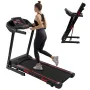 [USA Direct] Bominfit JK88 Opvouwbare Loopband 3.5PK Power Motor 16 km/u Maximale snelheid 150 kg Draagvermogen Hartslagsensor LED-scherm Installatievrije Running Fitness voor thuisgymnastiektrainingen