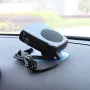 Aquecedor portátil para carro IPRee 2 em 1, aquecedor potente para carro, rotação de 360 graus, descongelador para carro, acessórios automotivos 12V/24V