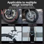 ROCKBROS Bicycle Lock Zinc Alloy Portable Anti-theft Ring Lock with 2 Keys Safety Lock for MTB Bike Motorcycle