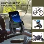 XANES Phone Holder 4.5\-7.0\ Adjustable Phone Stand 360 Rotatable Shockproof Portable Bike Holder Phone Bracket for Bicycle Motorcycle