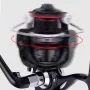 Fishing Reel 2000/3000/5000/7000 5.2:1 High Speed Gear Rtio 5+1 BBs Full Matel Spoon Carp Fishing Tackle