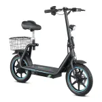 [USA DIRECT] AE86-ORIGIN M5 Elite Electric Scooter with Seat 48V 500W Motor 54.6V 13AH Removable Battery 14inch Tires 35KM Max Mileage 120KG Max Load