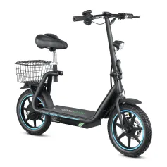 [USA DIRECT] AE86-ORIGIN M5 Elite Electric Scooter with Seat 48V 500W Motor 54.6V 13AH Removable Battery 14inch Tires 35KM Max Mileage 120KG Max Load