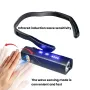 Bikight Dual Light Source Hangers Ears XPG LED Headlamp Built-In Battery USB Rechargeable Power Induction Headlight Removable Mini Flashlight for Camping Cycling Outdoor Activities