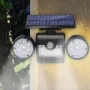 30 LED Motion Sensor Outdoor Solar Wall Lights Ultra Bright Rotatable Waterproof For Outdoor Garden Landscape Street Lamp