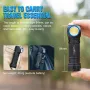Trustfire MC18 1200 Lumens 2 In 1 L-shape LED Flashlight Headlamp With 18650 Battery EDC & Outdoor Lighting Torch Magnetic Rechargeable Work Light Lamp