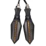 3 pares de luz de seta de ampla voltagem Laotie 36-60V, luz traseira para scooter elétrica, para ES19 TI30 ES18P T30 SR10 ES18 Lite L8S PRO ES10P L6 Pro
