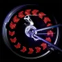 LEADBIKE 14 RGB DIY LED Bike Wheel Light Rechargeable Bicycle Warning Lights Waterproof LED Neon Bike Tyre Light for Cycling
