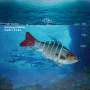 5pcs Multi-Section Fishing Lures 15.5g/10cm Sinking Swimbait Artificial Baits Fishing Tackle for Freshwater Saltwater Fishing