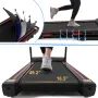 [USA Direct] Bominfit JK88 Opvouwbare Loopband 3.5PK Power Motor 16 km/u Maximale snelheid 150 kg Draagvermogen Hartslagsensor LED-scherm Installatievrije Running Fitness voor thuisgymnastiektrainingen