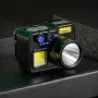 Outdoor Super Bright Multi-function Fishing Intelligent Sensing Headlamp Rechargeable Long Battery Life Work Light Inspection Light