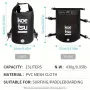 KOETSU 15L/3.96갤런 방수 대용량 패들보드 가방, 안전한 보관 및 간편한 휴대, 손잡이가 달린 휴대용 경량 패들보드 가방, 여행용 백팩