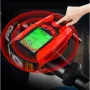 BIKIGHT 3-in-1 350LM COB Bike Light + USB Horn Lamp + Speed Meter LCD Screen 5-Modes Waterproof Bicycle Headlight With Horn