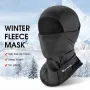 WEST BIKING Cycling Cap Winter Warm Running Scarf Large Size Balaclava Velvet Bike Full Face Cover Headwear Climbing Fishing Skating Hat