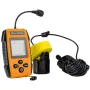 TL88E Portable Fish Finder Real-time Sonar Sensor LCD Display Water Depth Fish Location 200kHz Ultrasonic Underwater Fish Dectoter