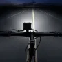 Elecpow Bicycle Horn Headlights Waterproof USB Charging Night Riding Strong Bike Light 140dB 6 Volume Security Alarm Bike Bell