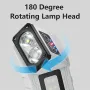 Smiling Shark TD-0172 Motion Sensor Headlight, Rechargeable LED Headlamp, Three-Color Light Source Headlight Induction Cap Clip Light