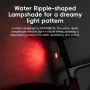 Luz traseira para bicicleta ROCKBROS BL-S2 com sensor de freio inteligente, bateria de 400 mAh, controle de toque, detecção de luz, 6 modos de iluminação, IPX6, à prova d'água, tipo C, sensor de vibração recarregável, luz traseira para bicicleta